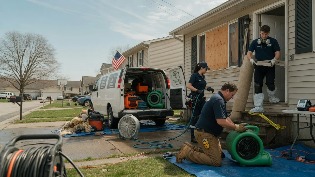 Water Damage Restoration in La Rue, OH near me